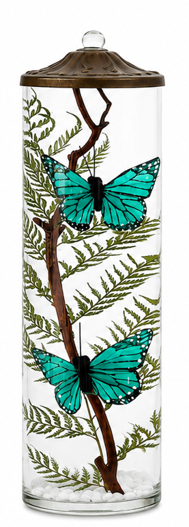 Green Butterfly Lifetime Candle