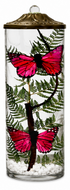 Raspberry Butterfly Lifetime Candle