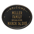 Welcome Oval "Family" Plaque 