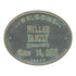 Welcome Oval "Family" Plaque