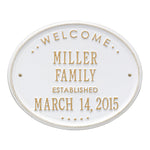Welcome Oval "Family" Plaque 
