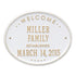 Welcome Oval "Family" Plaque 