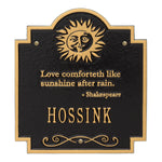 Sun Poem Wall Plaque