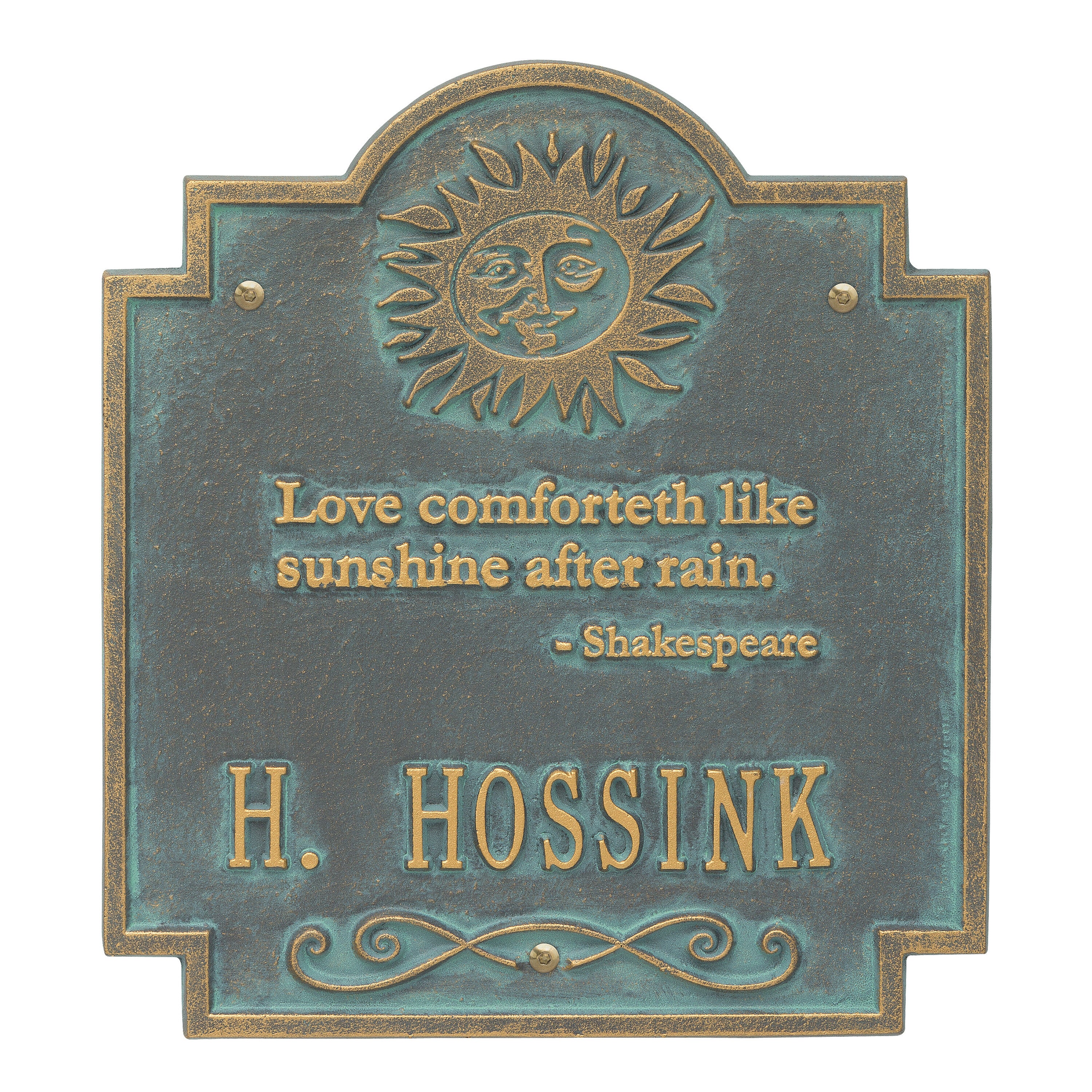 Sun Poem Wall Plaque