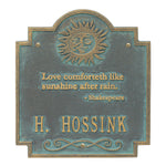 Sun Poem Wall Plaque