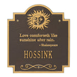Sun Poem Wall Plaque