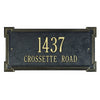 Crossette Wall Address Plaque 