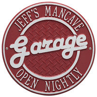Garage Plaque 