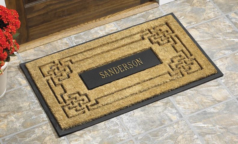 Personalized Knot Welcome Mat 