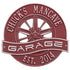 Racing Wheel Garage Plaque