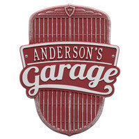 Car Grille Garage Plaque 