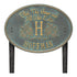 Bless This Home Monogram Oval Lawn Plaque 