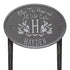 Bless This Home Monogram Oval Lawn Plaque 