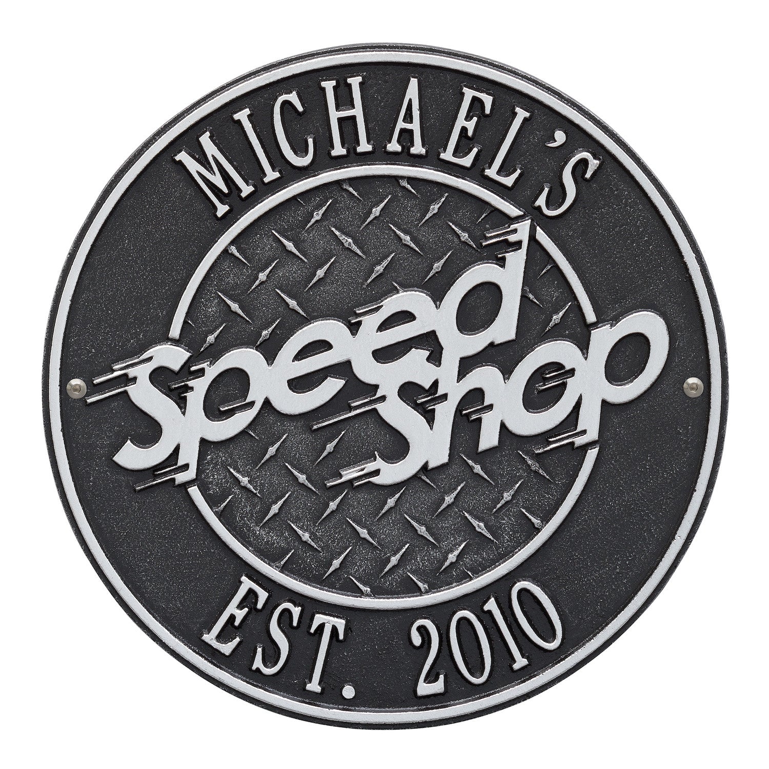 Speed Shop Plaque