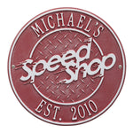 Speed Shop Plaque