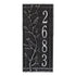 Woodridge Vertical Wall Address Plaque