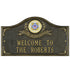 Coast Guard Gifts: Home Of The Brave Personalized Plaque 