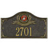Marine Corps Gifts: Military Family Personalized Plaque 