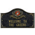 Marine Corps Gifts: We Support Our Troops Personalized Plaque 
