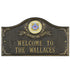 Coast Guard Gifts: We Support Our Troops Personalized Plaque 