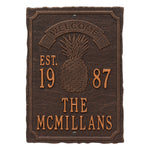 Antebellum Welcome Anniversary Plaque 
