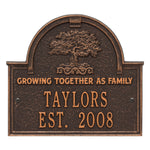 Family Tree Wedding or Anniversary Plaque 