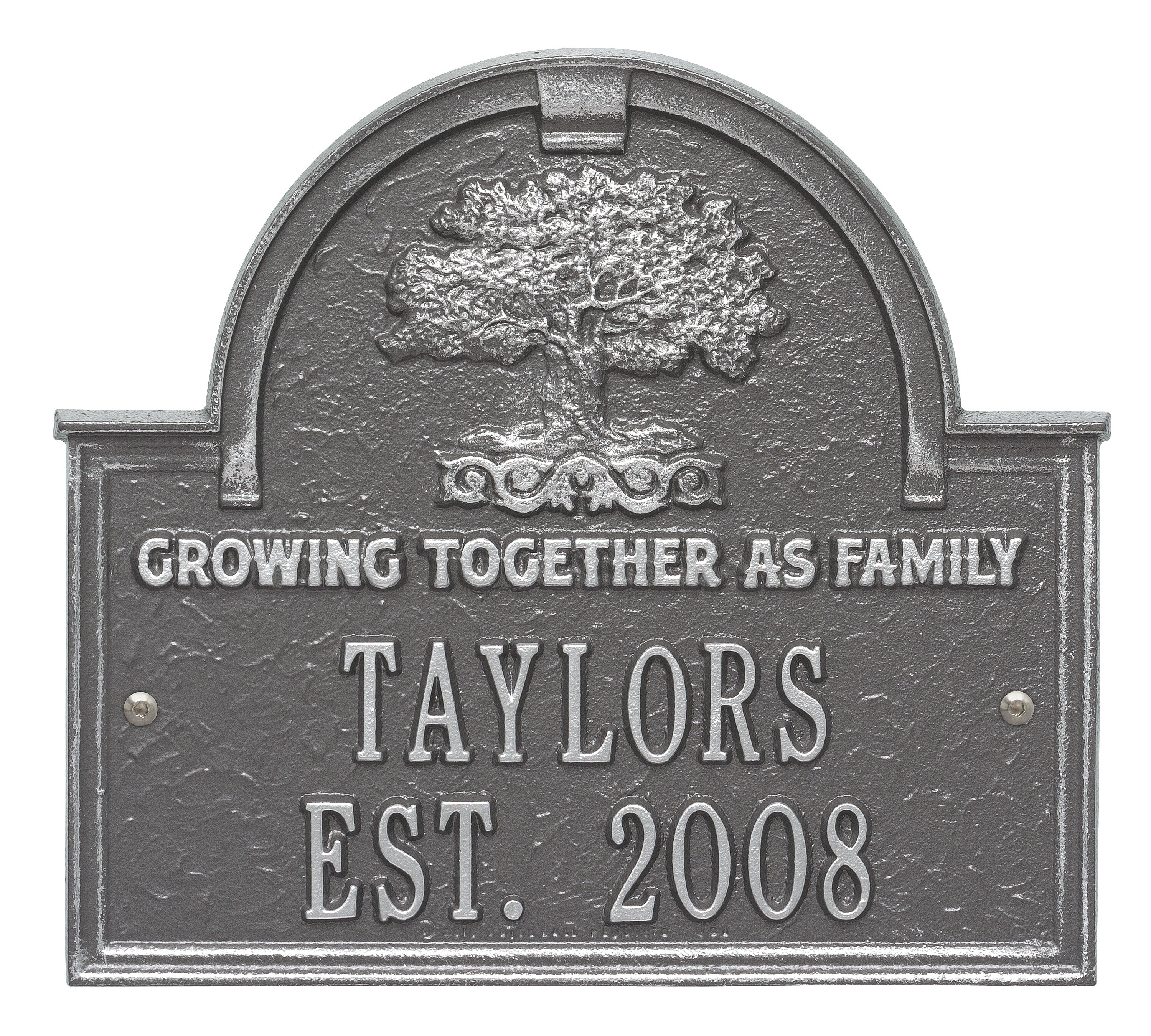 Family Tree Wedding or Anniversary Plaque 