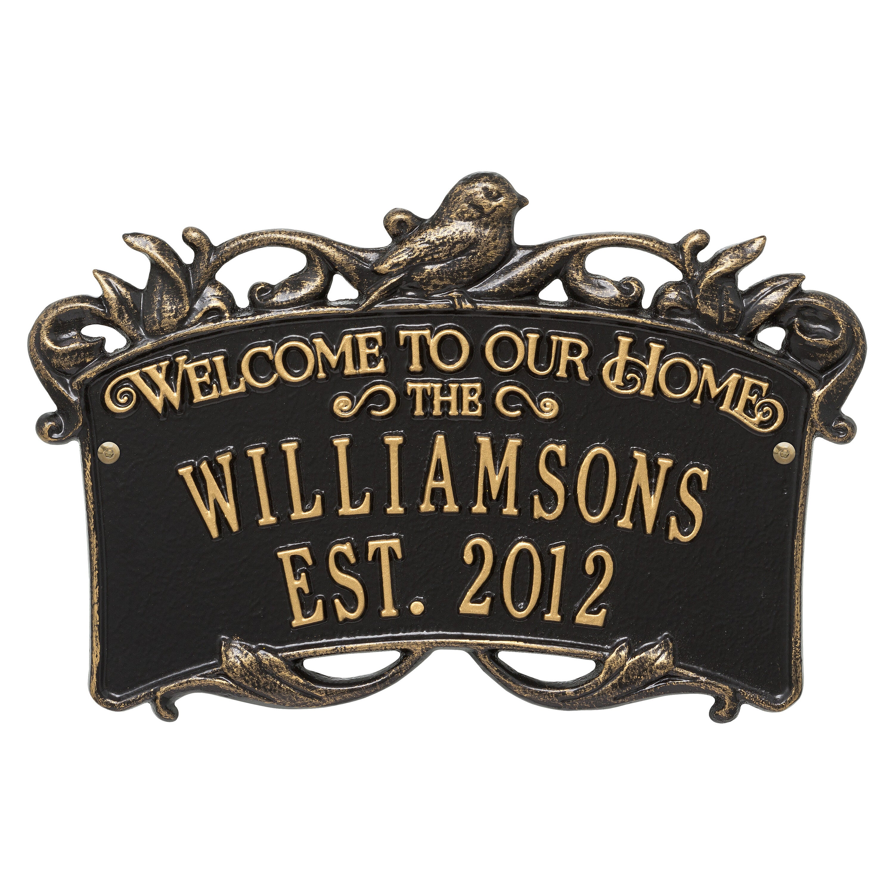 Songbird Welcome Anniversary Plaque