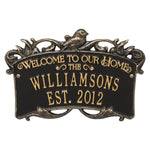 Songbird Welcome Anniversary Plaque