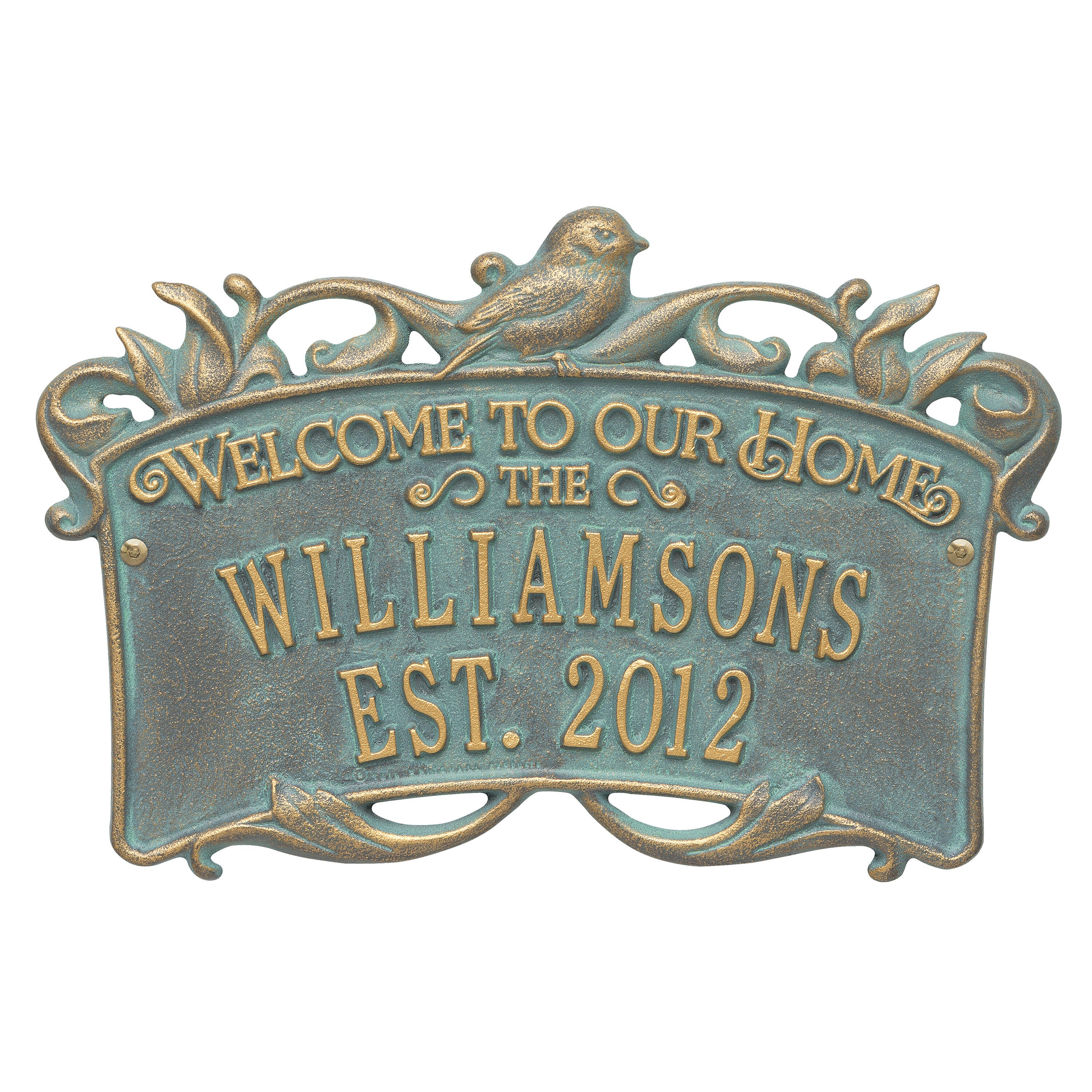 Songbird Welcome Anniversary Plaque
