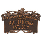 Songbird Welcome Anniversary Plaque