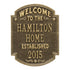 Heritage Welcome Anniversary Plaque 