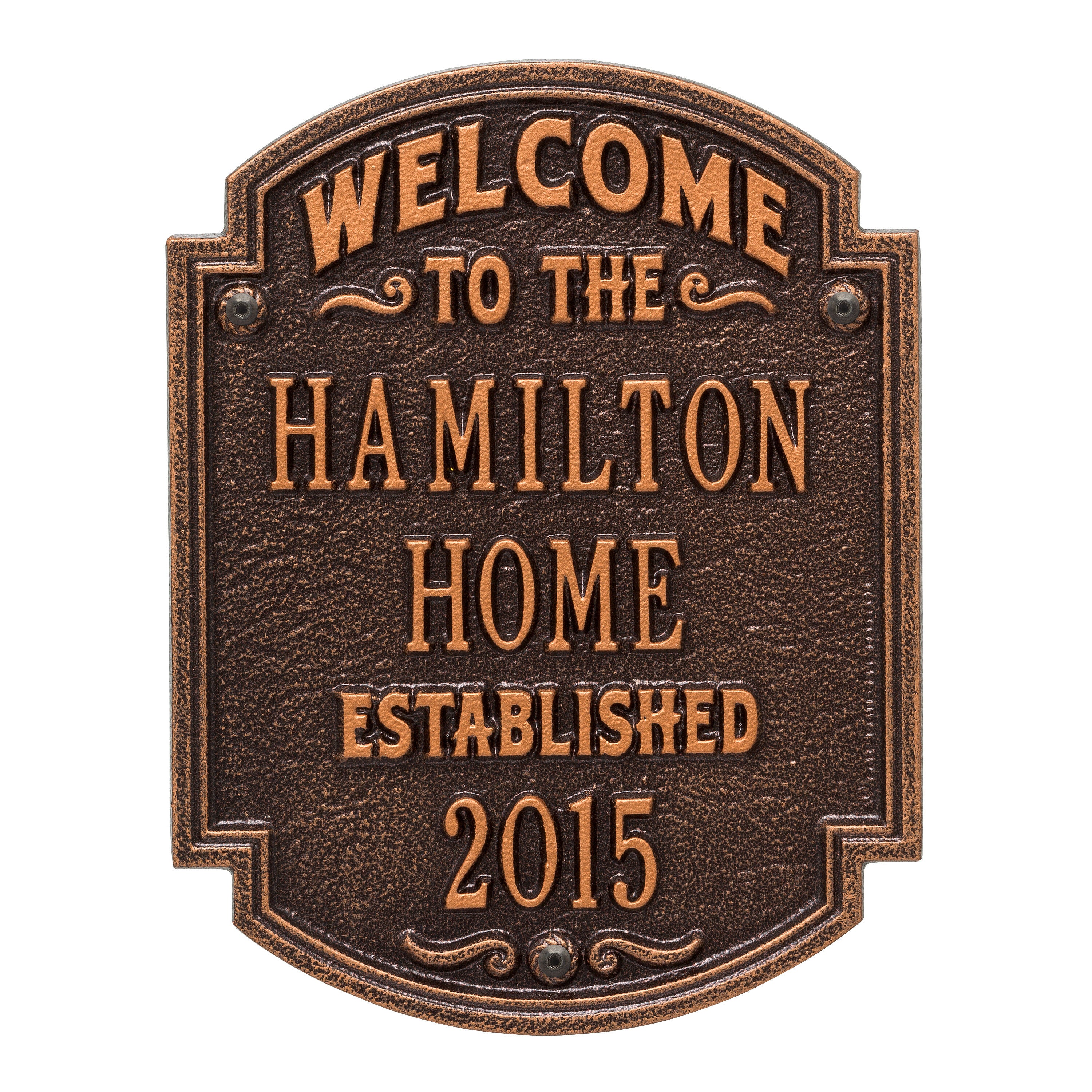 Heritage Welcome Anniversary Plaque 