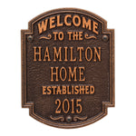 Heritage Welcome Anniversary Plaque 