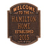Heritage Welcome Anniversary Plaque 