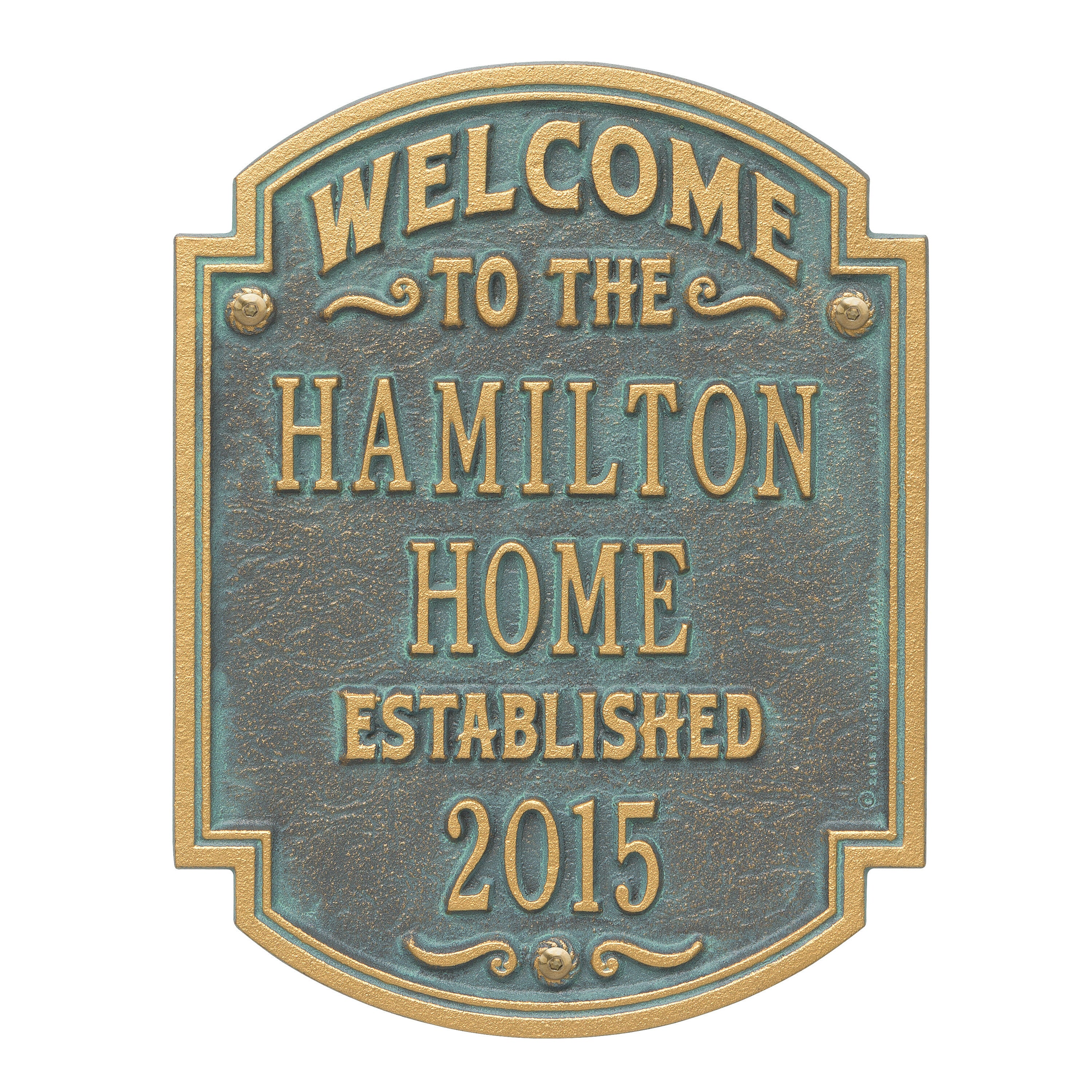 Heritage Welcome Anniversary Plaque 