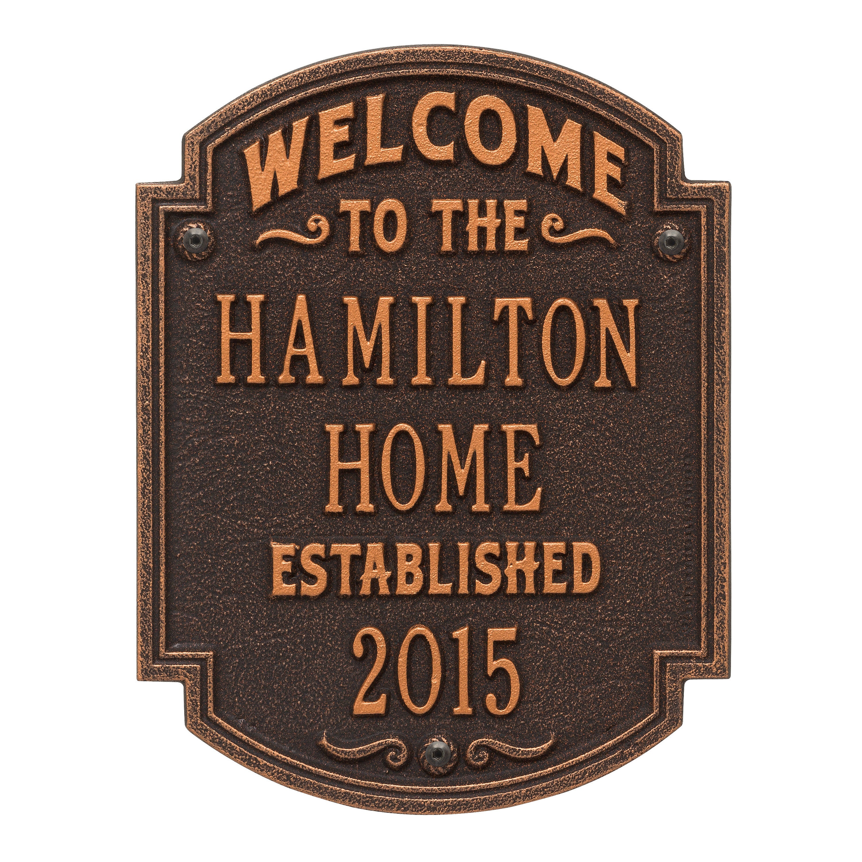 Heritage Welcome Anniversary Plaque 