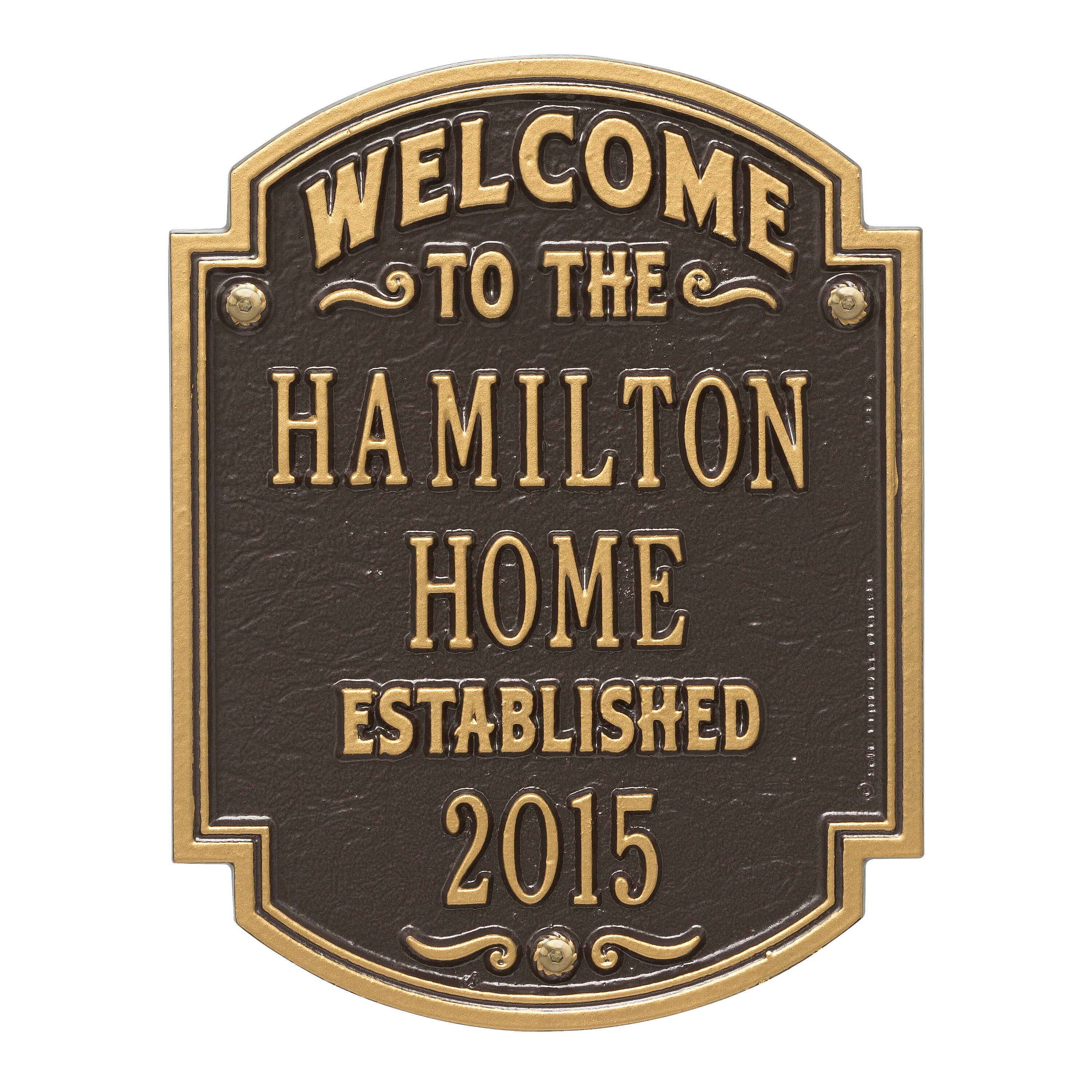 Heritage Welcome Anniversary Plaque 
