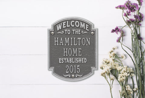 Date, Welcome &amp; Anniversary Plaques