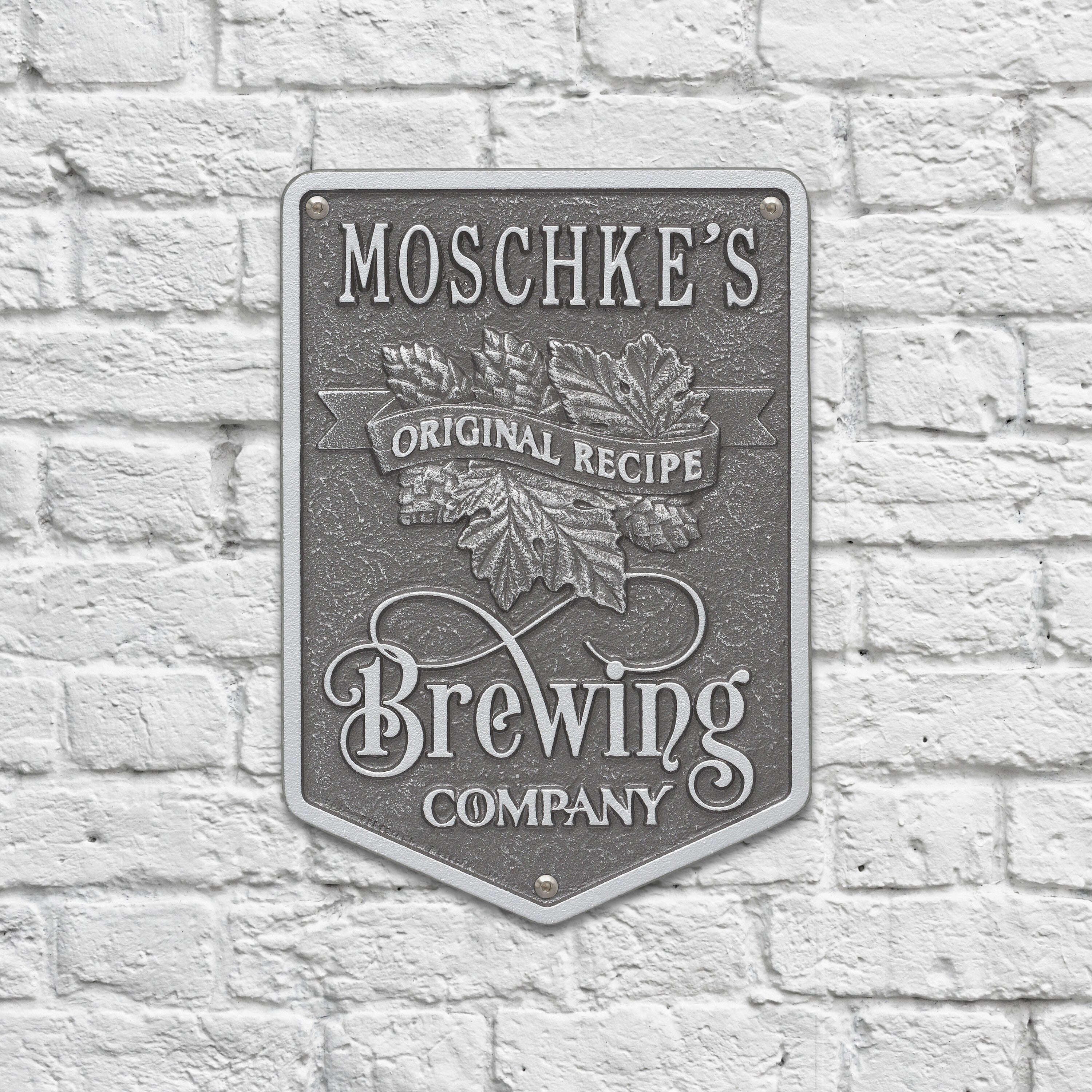 Original Recipe Brewing Company Beer Plaque 