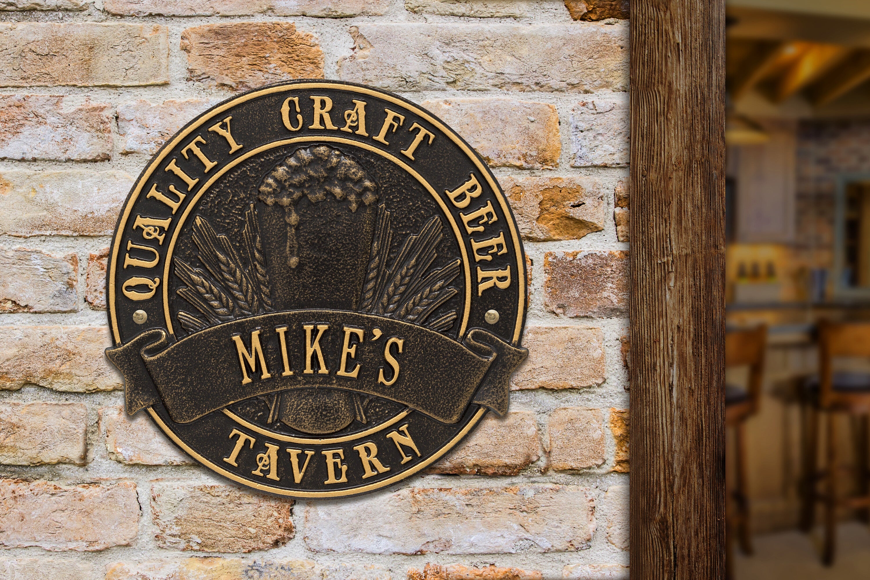 Quality Craft Beer Tavern Plaque