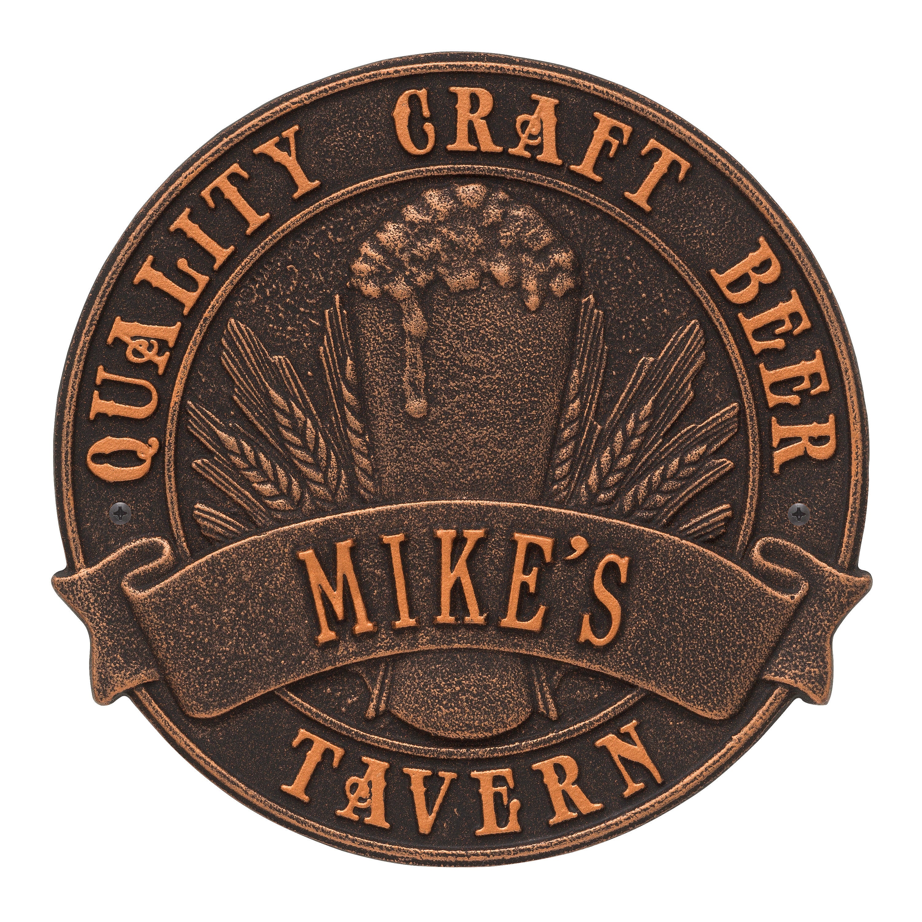 Quality Craft Beer Tavern Plaque