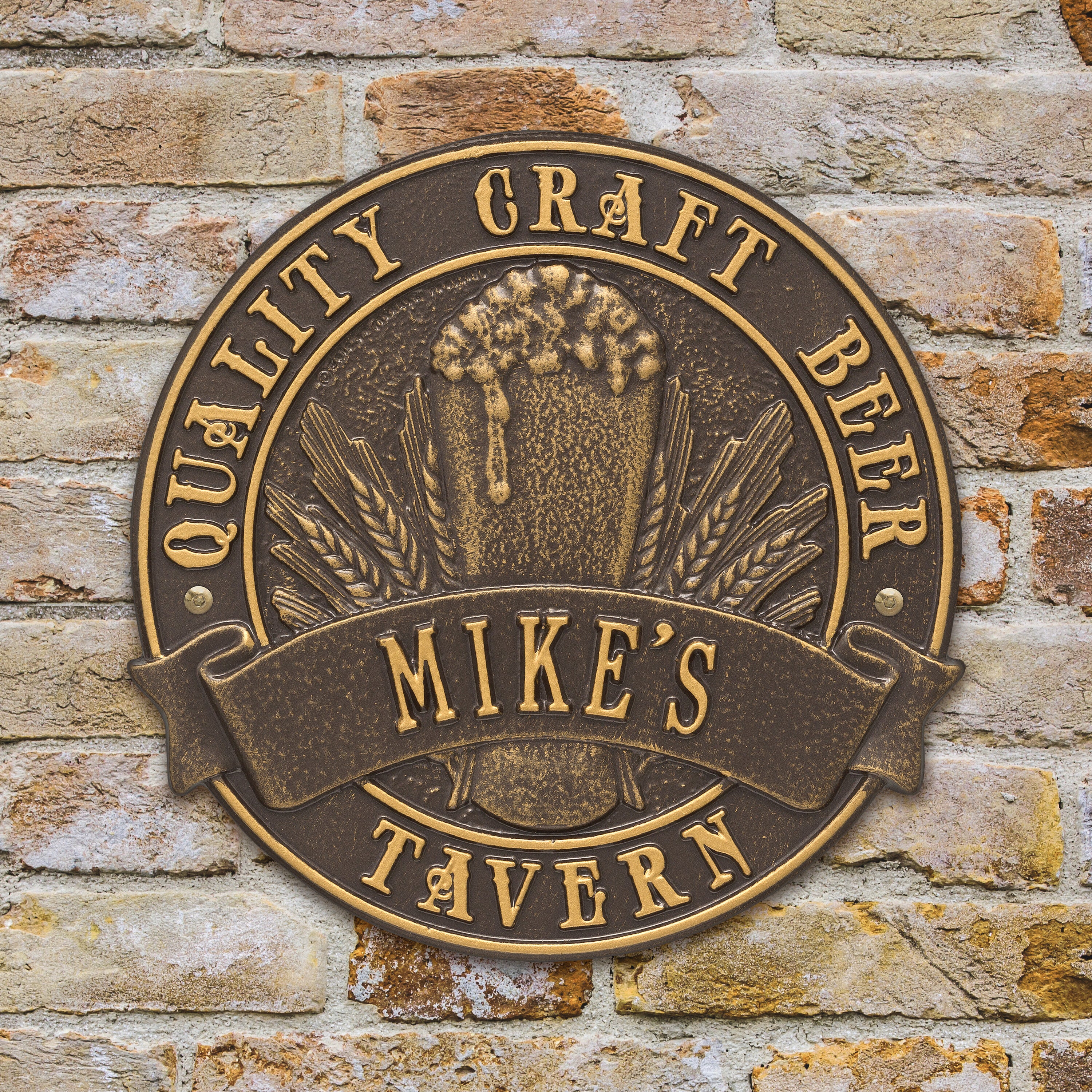 Quality Craft Beer Tavern Plaque