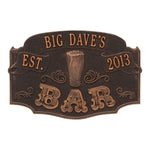 Date Established Bar Plaque 