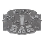 Date Established Bar Plaque 