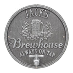 Oak Barrel Beer Pub Plaque 