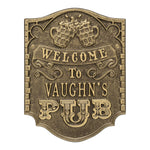 Pub Welcome Plaque