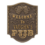 Pub Welcome Plaque