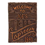 Tap Room Brew Pub Welcome Plaque