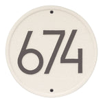 Modern Round Wall Plaque 